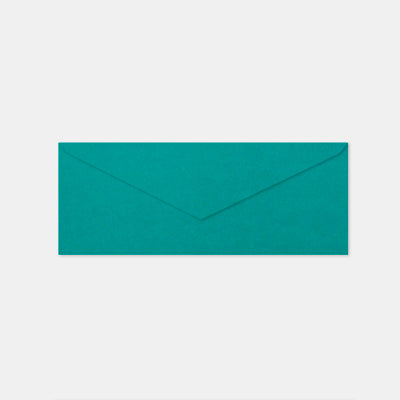 Envelope 72x205 mm peacock green vellum