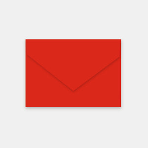 Umschlag 114x162 mm rotes Pergament