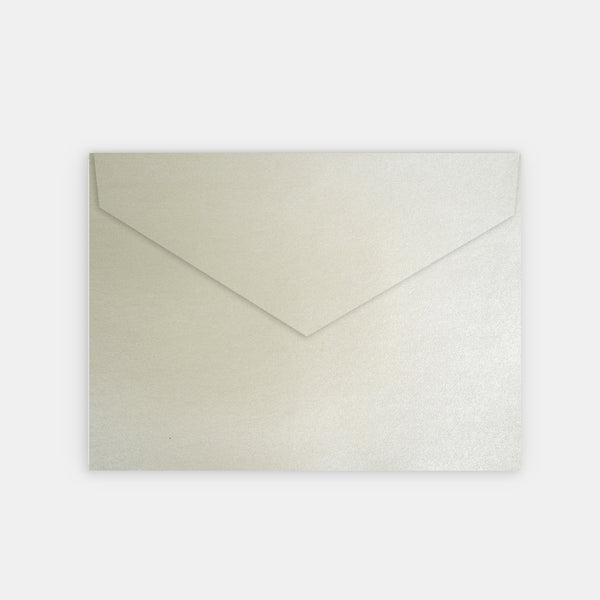 Enveloppe 120x180 mm metallisee opale