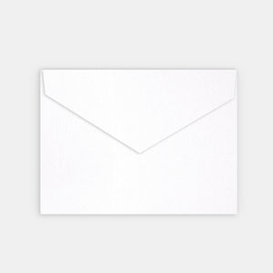 Pack of 25 envelopes 120x180 white laid