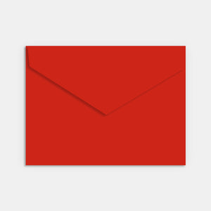 Envelope 140x190 mm red vellum