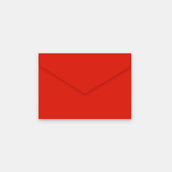 Envelope 90x140 mm red vellum