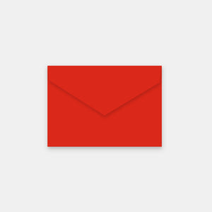 Envelope 90x140 mm red vellum
