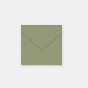 Envelope 120x120 mm kraft olive