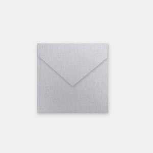 Envelope 120x120 mm silver metallic
