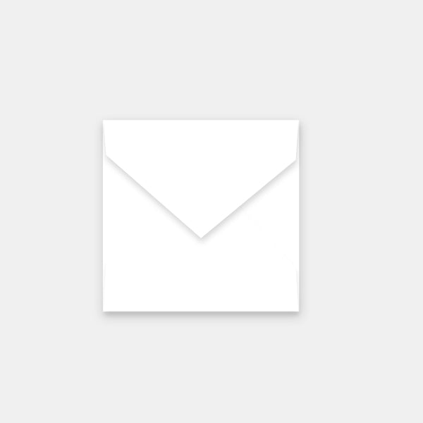 Envelope 120x120 mm white vellum