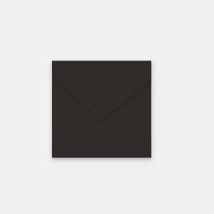 Envelope 120x120 mm black vellum
