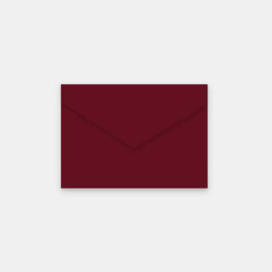 Envelope 90x140 mm burgundy vellum
