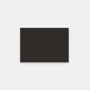 Envelope 90x140 mm black vellum