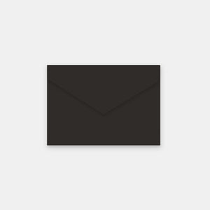 Enveloppe 90x140 mm velin noir