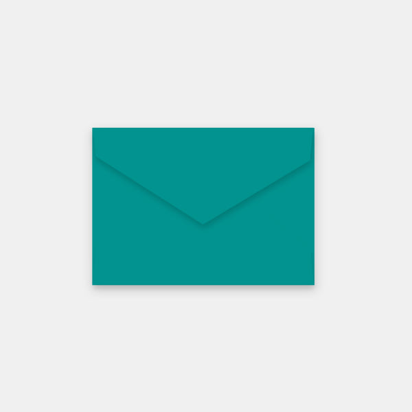 Envelope 90x140 mm peacock green vellum
