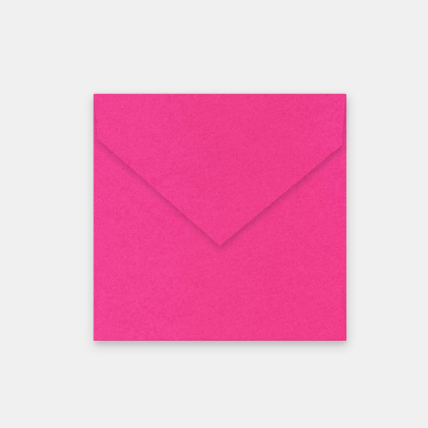 Enveloppe 155x155 mm vélin fuchsia