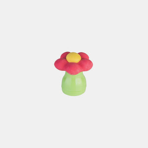 Gomme taille crayon Fleur rouge
