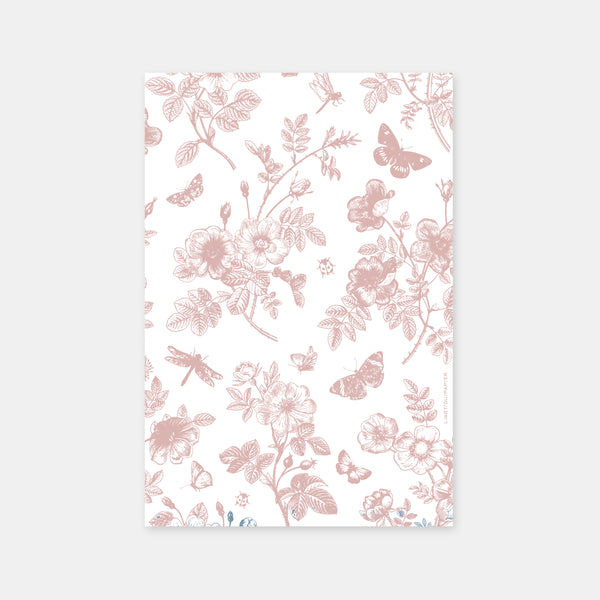 Faire-part de naissance toile de Jouy