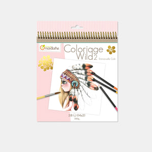 Carnet de coloriage Wild 2