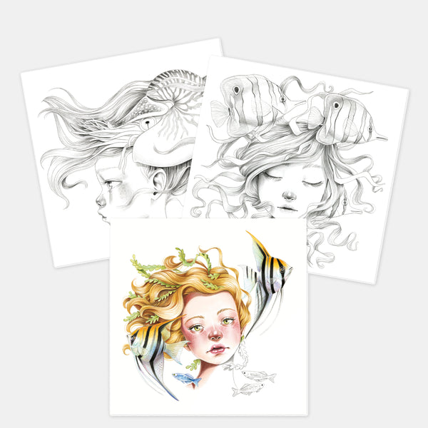 Wild 6 coloring book