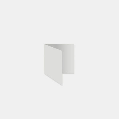 Pack of 25 pre-folded cards 115x230 white laid
