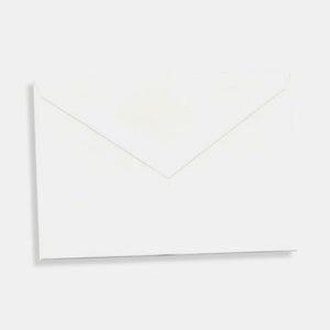 Pack of 25 envelopes 114x162 white laid