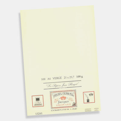 Packung mit 100 Blatt A4, cremefarben, 100 g