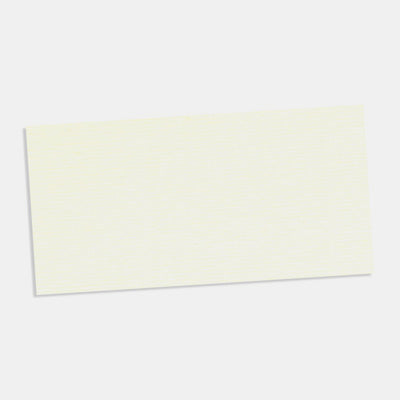 Pack of 50 cards 105x210 cream laid