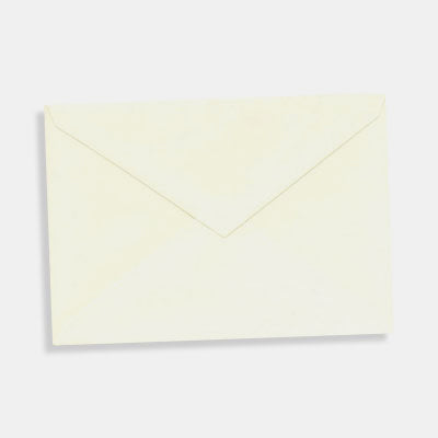 Pqt 25 enveloppes 70x100 vergé creme
