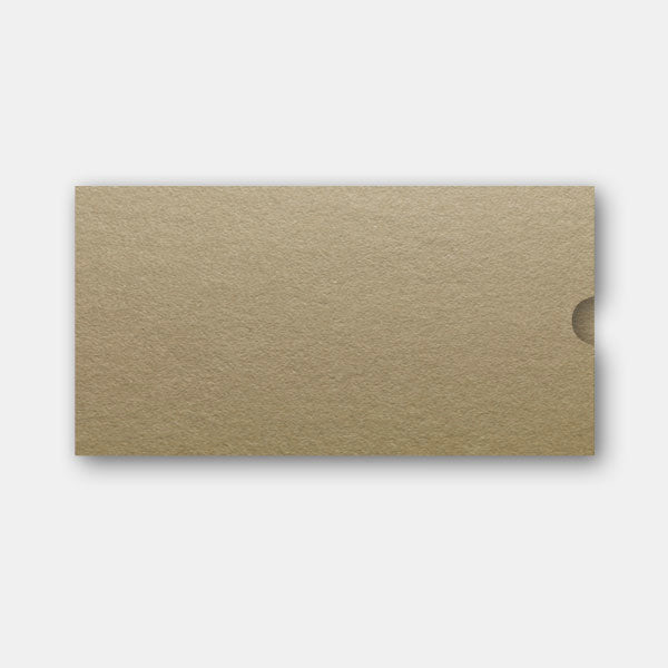 Einladungstasche 110x210 Kraftmaterial