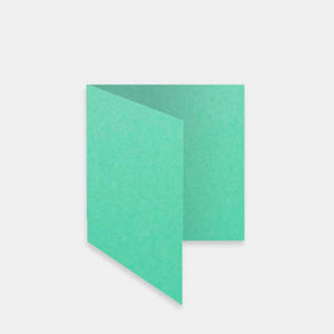 Carte pre pliee 160X320 metallisee lagon