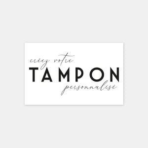 Mon tampon personnalisé en format paysage