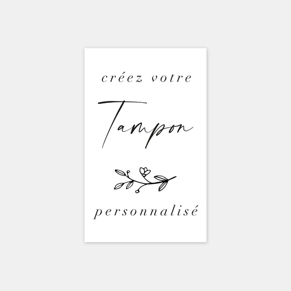 Mein personalisierter Stempel im Hochformat