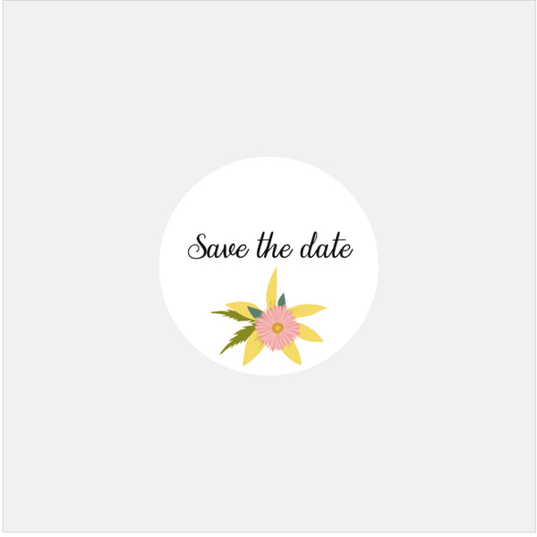 Personalized Exotic Crown wedding stickers
