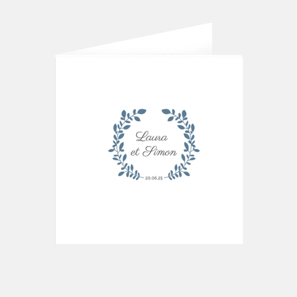 Classic Laurier Wedding Invitation