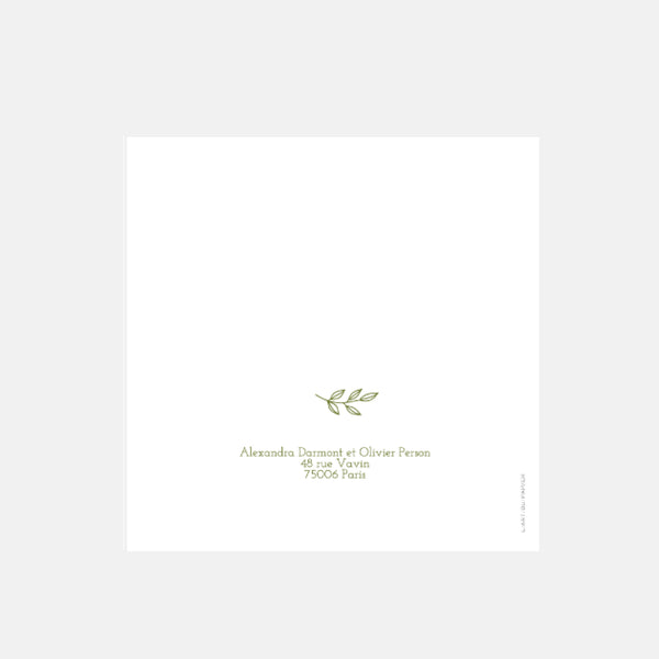 Classic Country Wedding Invitation