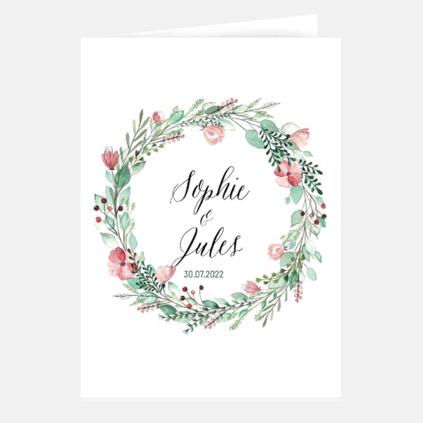 Faire-part de mariage Botanique Fleurie