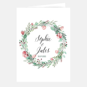 Faire-part de mariage Botanique Fleurie
