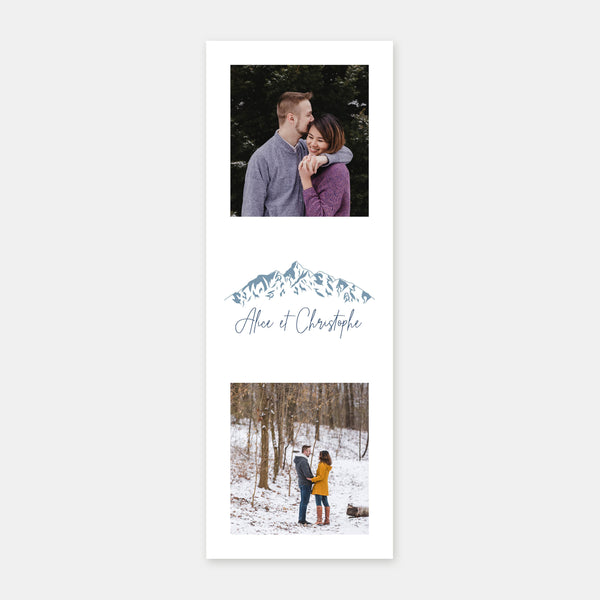 Photomaton mariage montagnes