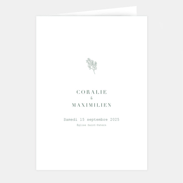 Livret de mariage Brindille