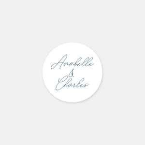 Personalized Elegance wedding stickers