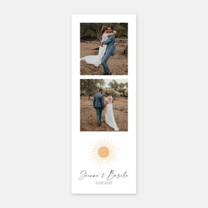 Photomaton mariage sunset beach