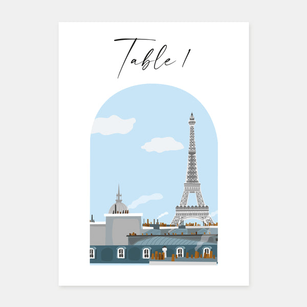 Paris roof wedding table brand - 5ex