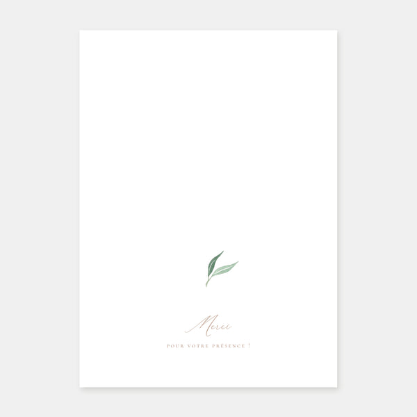 Livret de mariage Domaine aquarelle