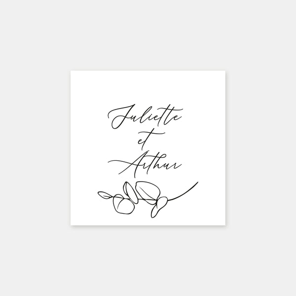 Personalized Juliet Crown stamp
