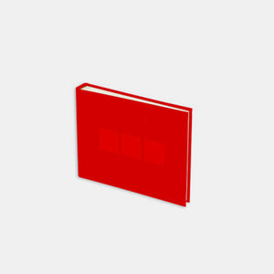 Fotoalbum 21x15, rotes Canvas, cremefarbene Innenseite