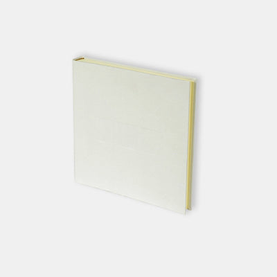 Livre d'or 25x24 toile asperge intérieur creme