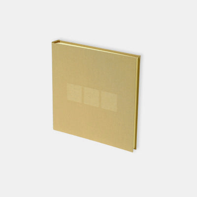 Gästebuch 25x24 Sand Canvas Creme Innenausstattung