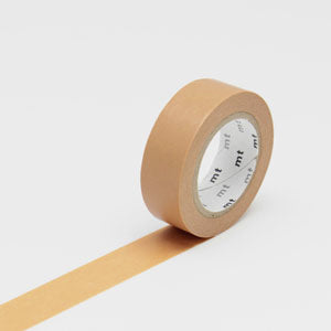 Klebeband einfarbig beige Kork