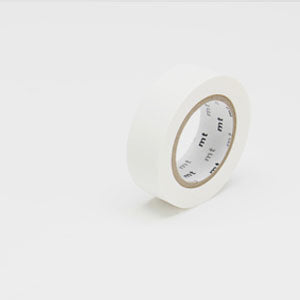 Masking tape uni matte white