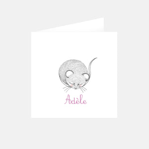 Birth announcement my mouse