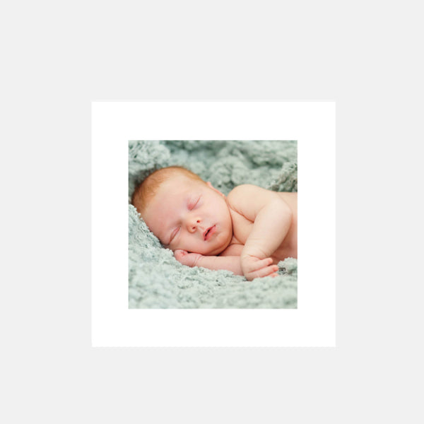 Faire-part naissance famille pommes
