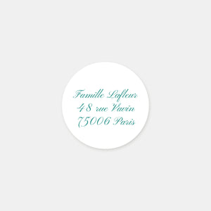 Stickers personnalisés naissance traditionnel - 48ex