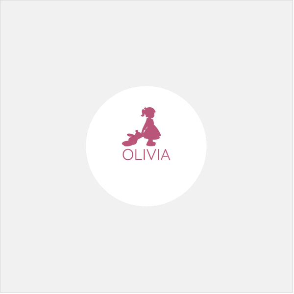 Stickers personnalisés naissance Silhouette Fille